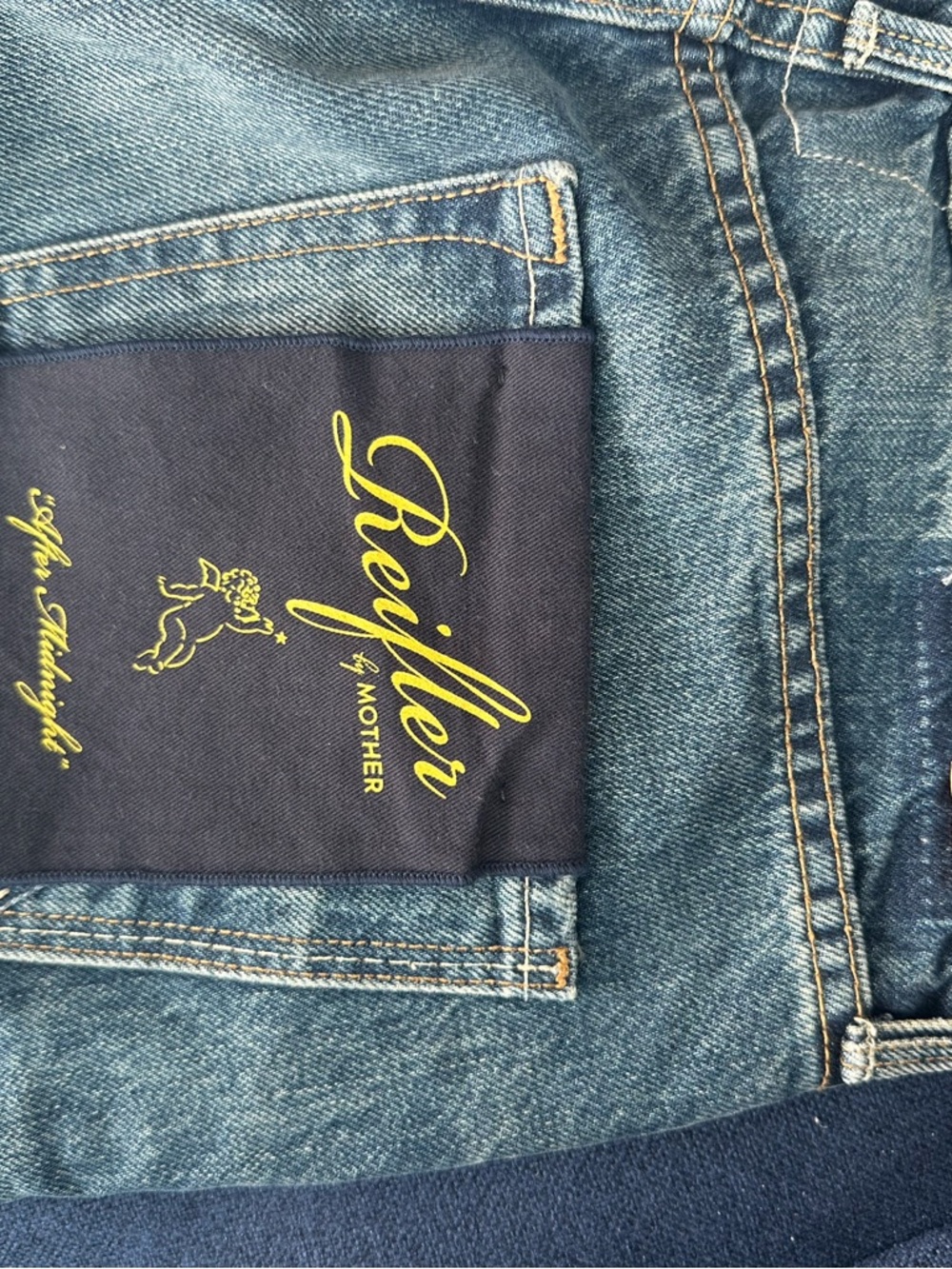 Mother Blue Denim Jeans